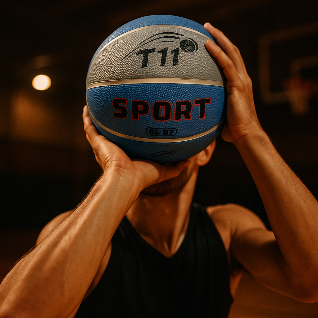 Bola de Basquete Tamanho Oficial Textura Antiderrapante e Encaixe Perfeito Basketball