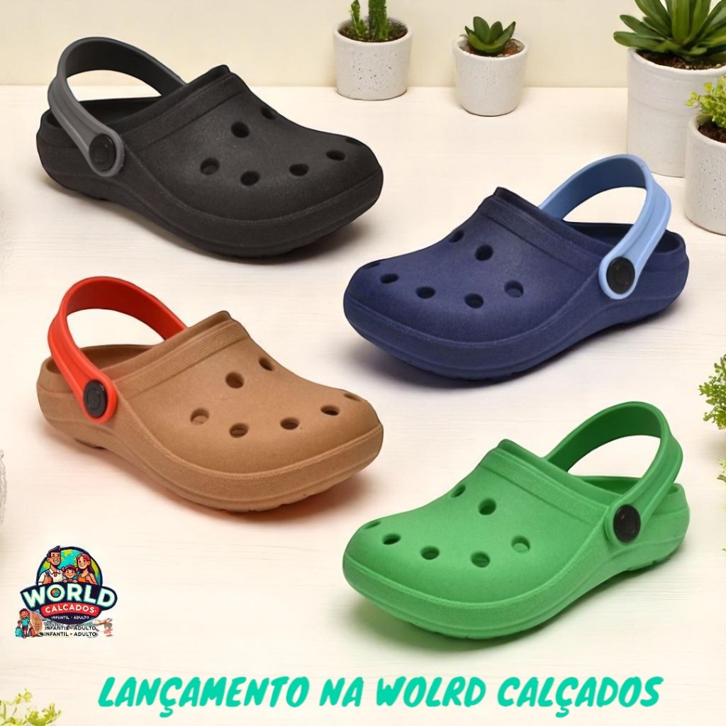 Babuche Infantil Masculino Premium Liso Cores