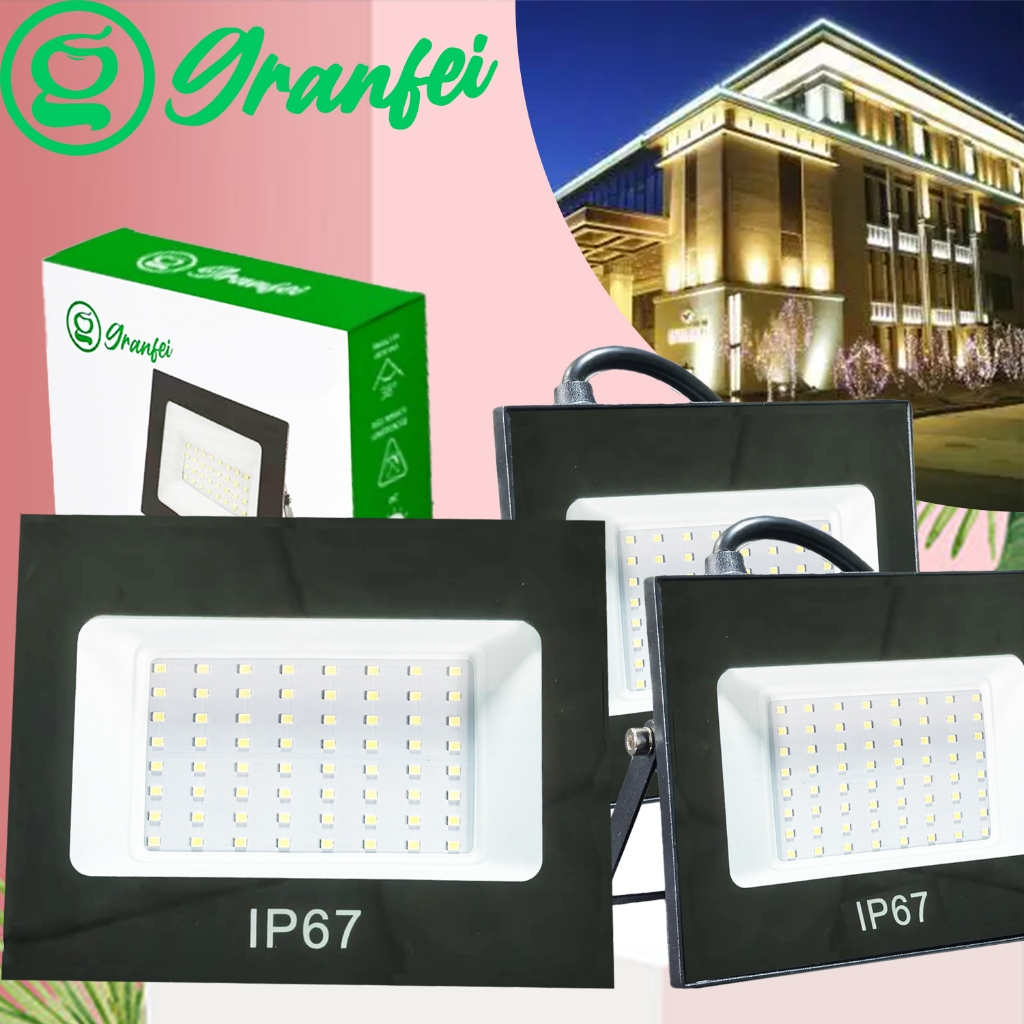 Refletor Led 150W 300W Branco Frio 6500K Smd Branco Frio 6500k IP65 Holofote MEGA
