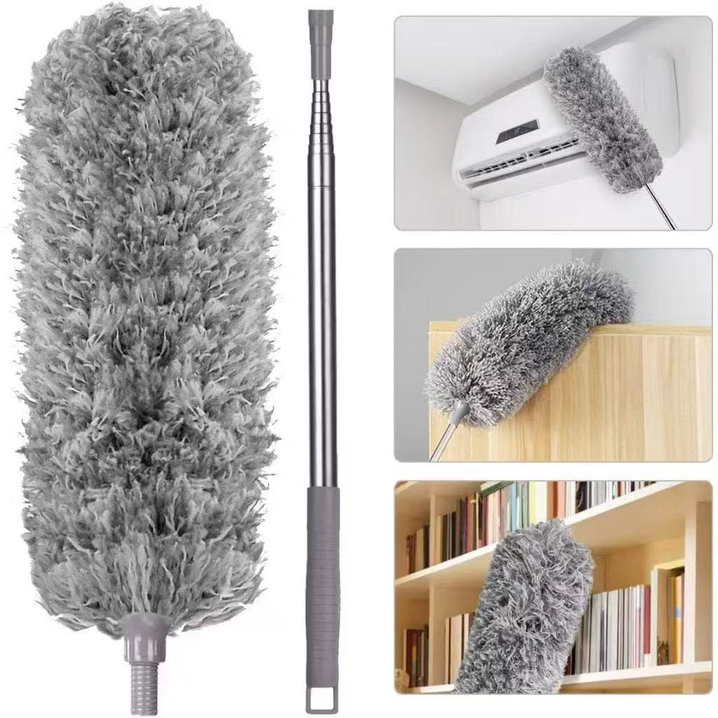 2,8m Ajustável Telescópica Dobra Duster/Casa Telhado Aranha Teia Teto Cama Mesa Cleaner/Escova De Limpeza De Poeira