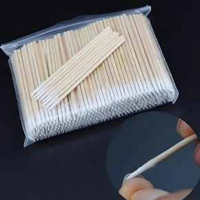 Palitos Com Algodão De Limpeza Alinhamento Henna Micropigmentação Unha Boca