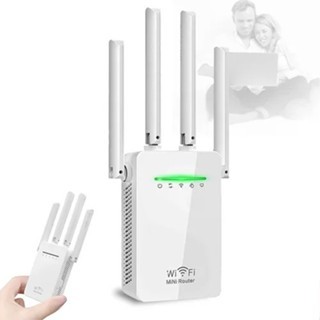 Repetidor e Roteador Wi-Fi 2800Mbps 4 Antenas Amplificador de Sinal Marca Goldenultra Frete Grátis