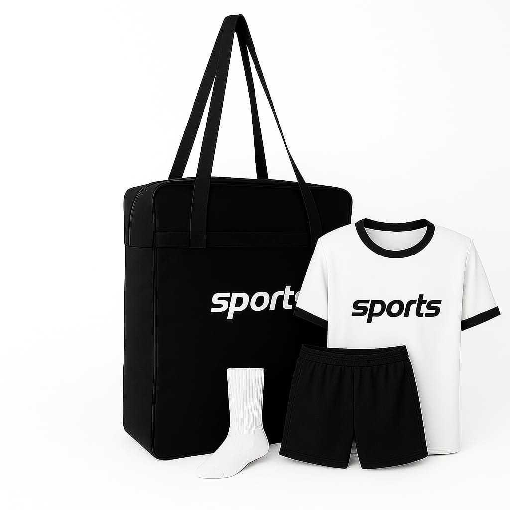 Bolsa Sacola Mala Transporte Fardamento Uniforme Preta