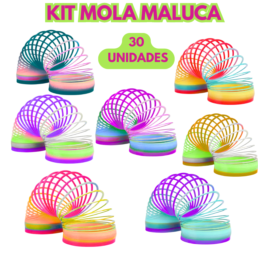 Mola Maluca Colorida - Kit Molas Brinquedo Infantil Lembrancinha Festa Aniversario - PREÇO ATACADO