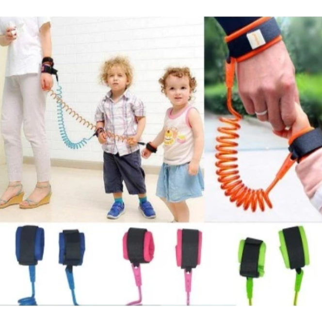 Pulseira Guia Para Criança Infantil Passeio Seguro Anti-Perda Segurança Até 10 Anos