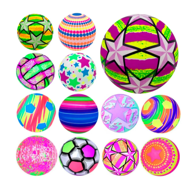 kit 10/20/30pecas Bola De Praia Vinil Inflavel Infantil Sortidas