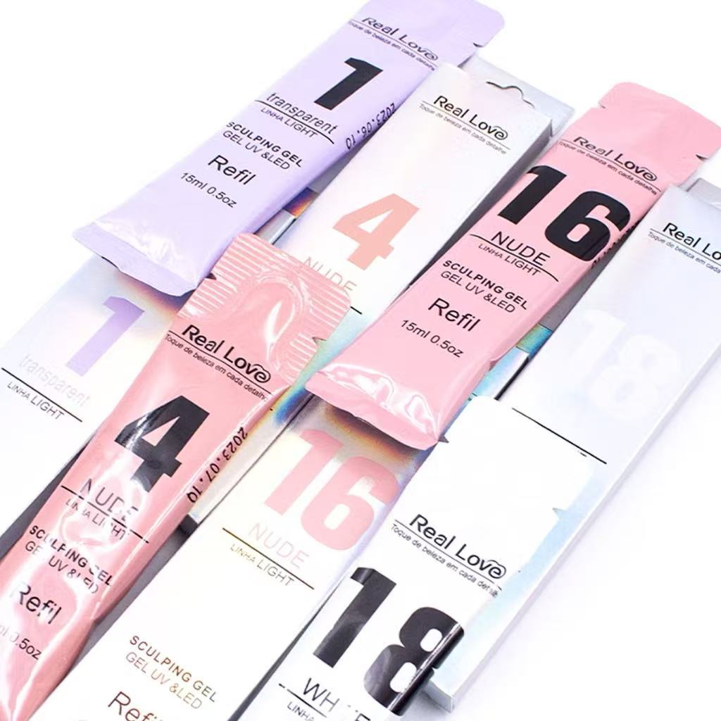 Refil Gel de Modelagem para Unhas Sculpting Gel Linha Light 15ml - Real Love