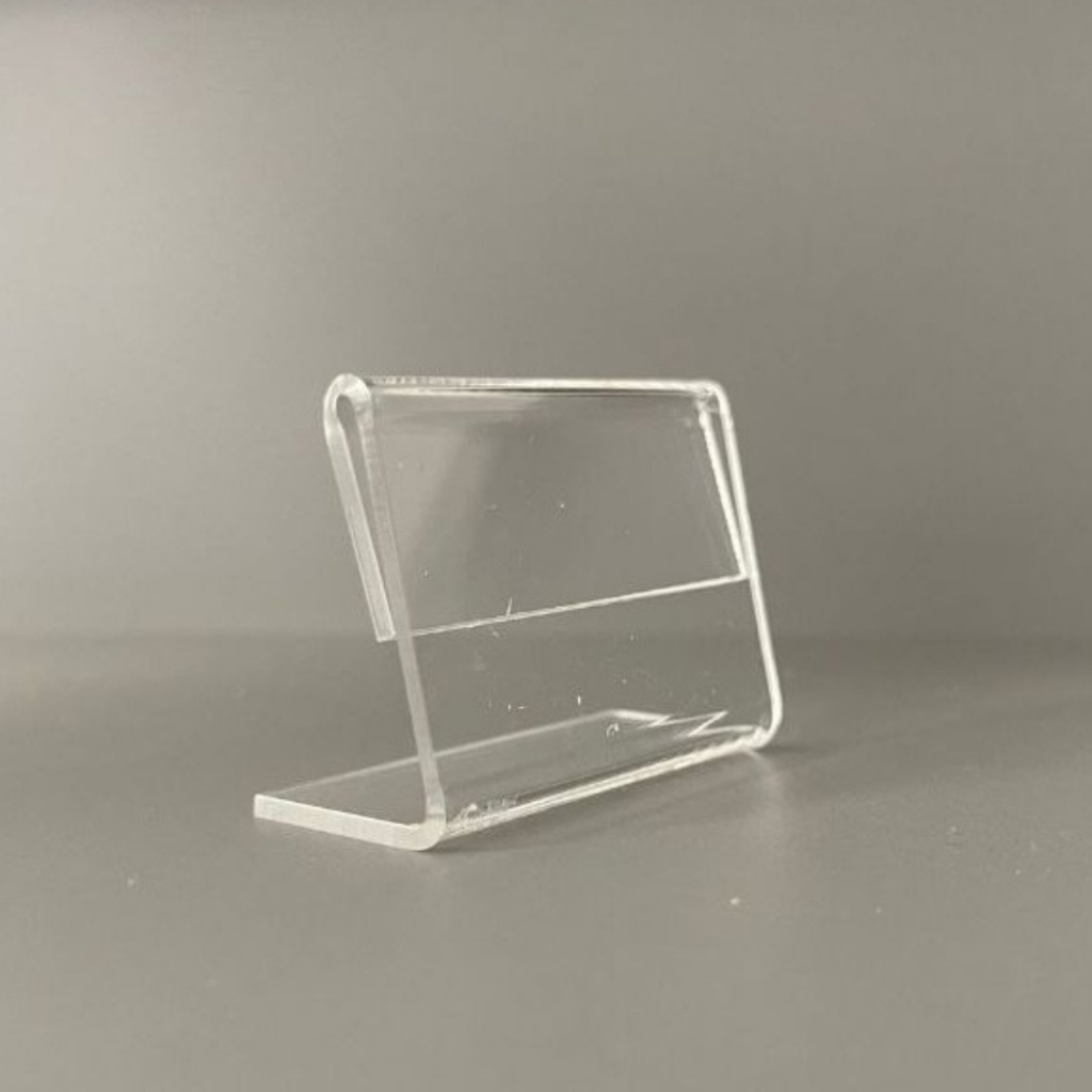 Kit Display Porta Preço Acrílico 5x3cm Ideal para Expositores