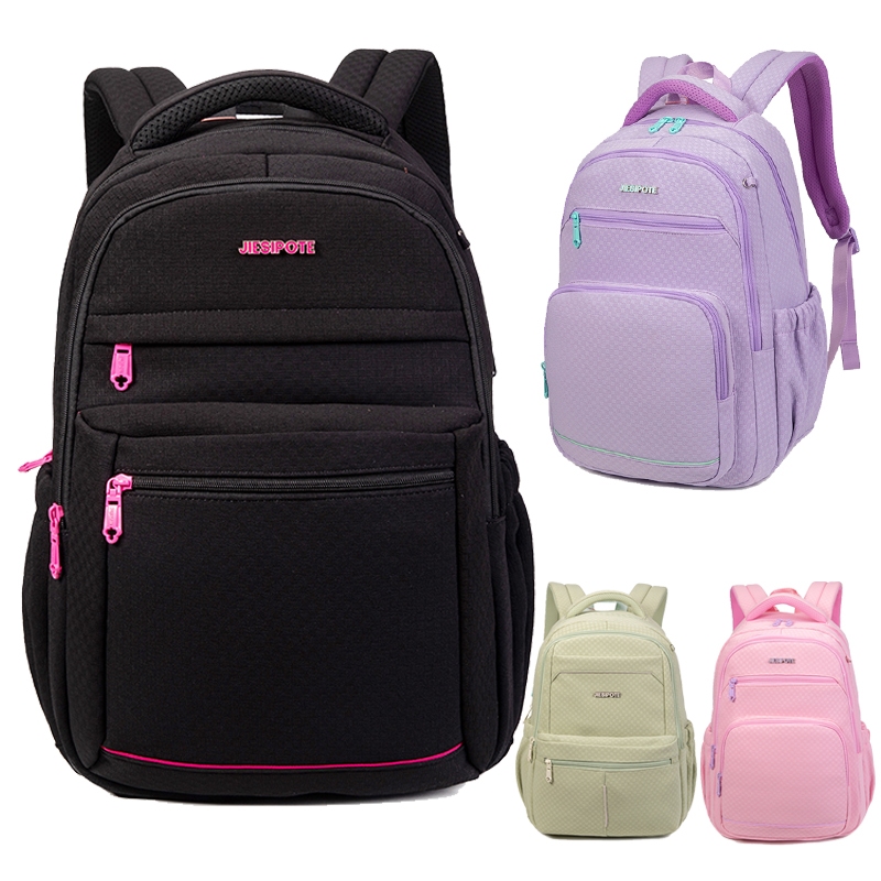 Senhoras mochila moda viagem grande capacidade estudante escola saco multi cor opcional