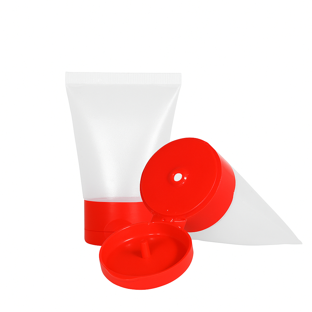 60 Bisnagas 30 ml c/ tampa Flip-top - P/ creme hidratante cosmeticos - potinhos frasco lembrancinhas