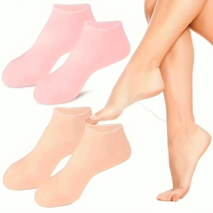 Meias De Silicone Para O Cuidado Dos Pés Gel Hidratante Anti-Rachaduras Removedor De Pele Morta Meia Hidratante de Pés