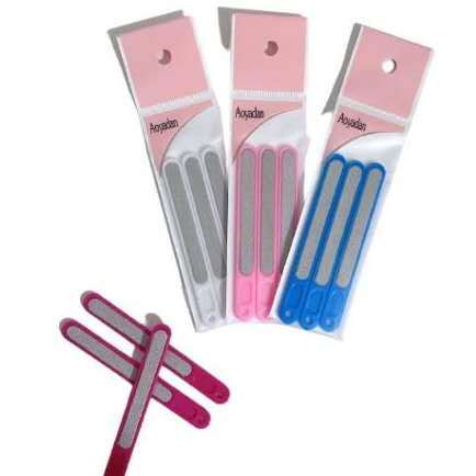 HYQ1039/HYQ1038 3 Lima de Unhas de Aço Inoxidável
