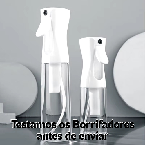 Borrifador Spray de Plástico 200/300ml Pulverizador Jato De Névoa Semi Automático Contínuo Barbeiro
