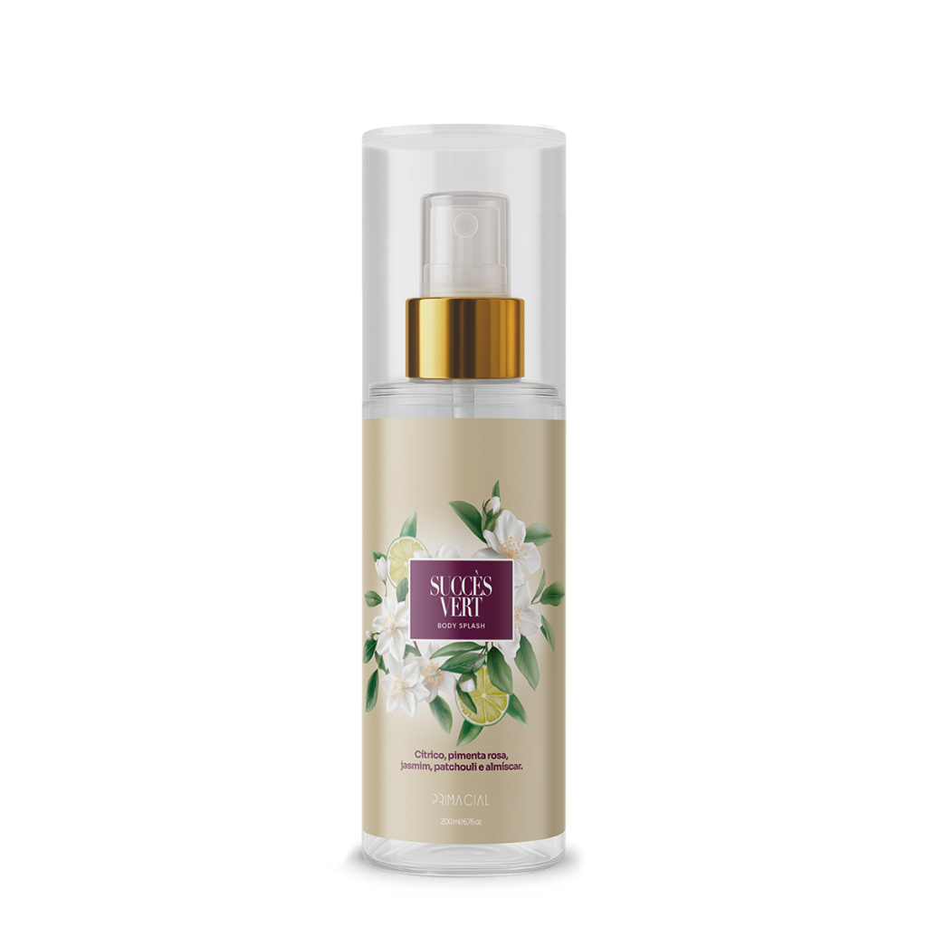 BODY SPLASH FEMININO SUCCÈS VERT 200ML - PRIMACIAL PERFUME FLORAL CITRICO