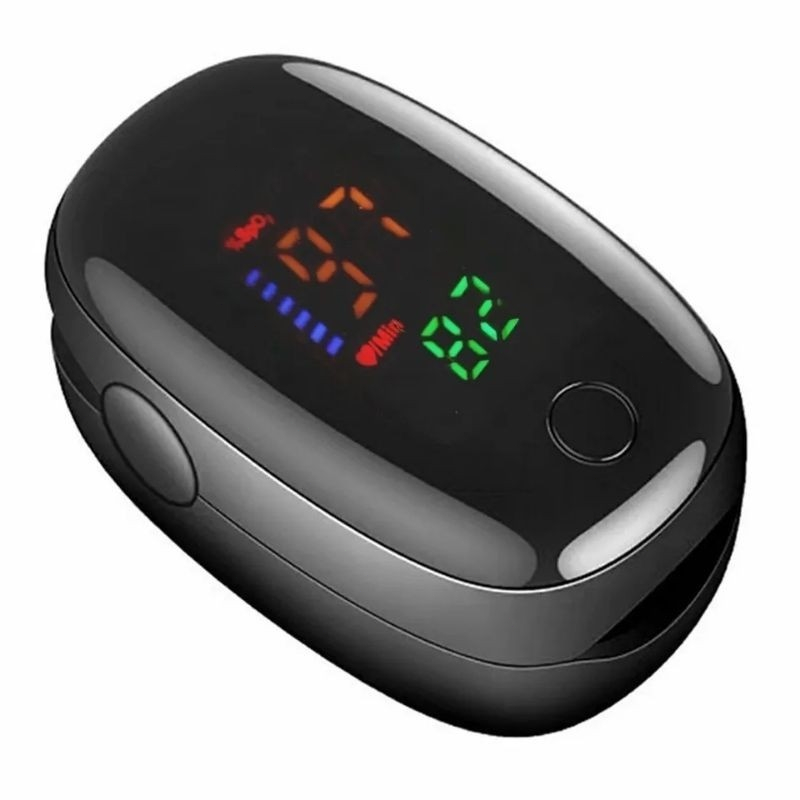 Oxímetro de Dedo de Pulso Digital Batimento Cardíaco Monitor de Frequência  (Upgrade de qualidade）