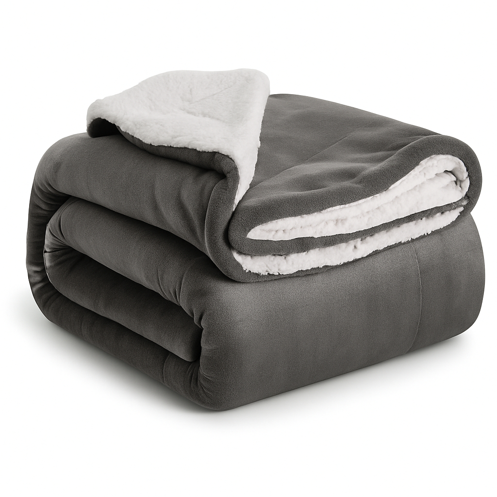 Coberdrom Sherpa Casal Queen Edredom e Cobertor Grosso Inverno 2,40x2,20m