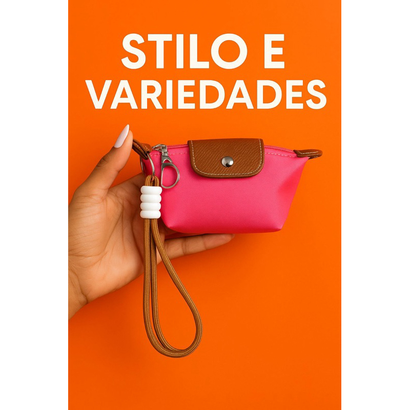 Bolsinha Feminina Porta Moedas com Alça | Mini Necessaire Linda e Prática