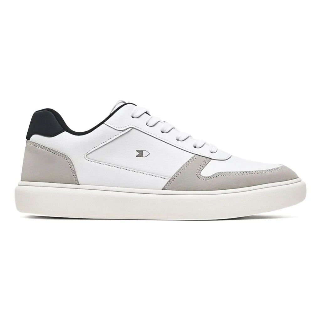 Tênis Masculino Sandrini Evoke Lite Couro Sintetico Branco