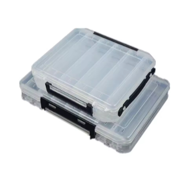 Estojo Organizador Duplo 10 e 14 Divisórias P/ Iscas Artificiais - Deyu