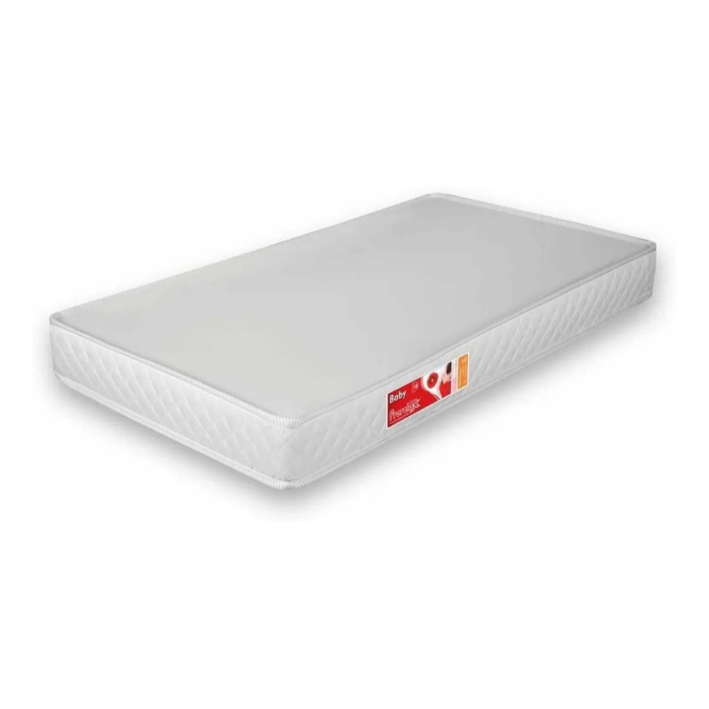 Colchão De Berço Imp ermeável 130x70x10 Padrão Americano Branco Prorelax