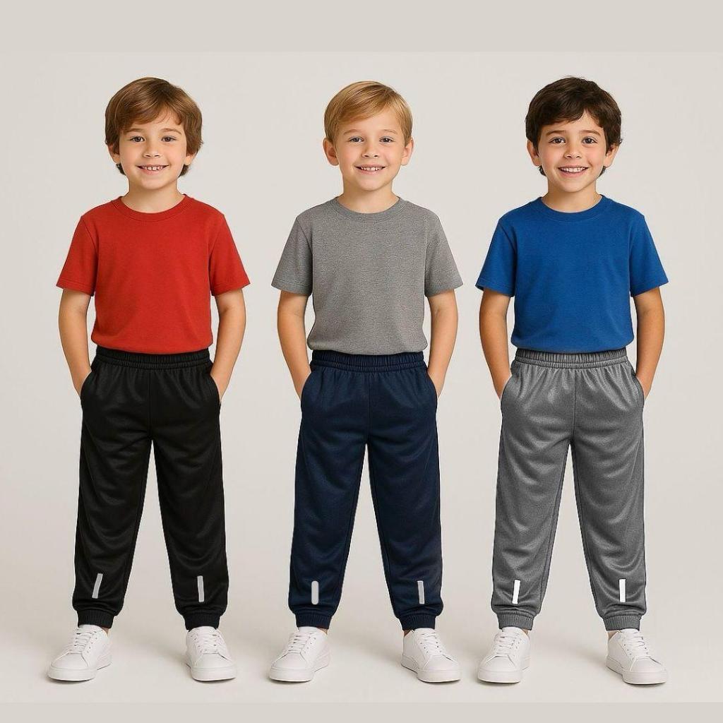 Calças Infantil - Kit 3 Calças - Temos do 4 ao 16 - Ótimas para seu filho ir para escola - São totalmente flaneladas.