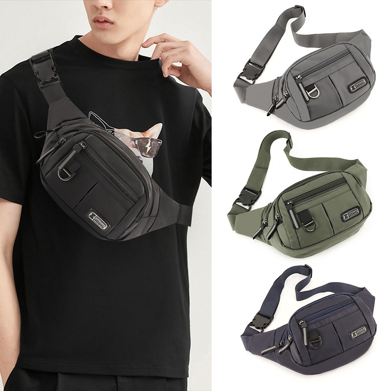 Bolsa de Cintura Multifuncional Unissex - Impermeável e Espaçosa para Esportes e Trabalho