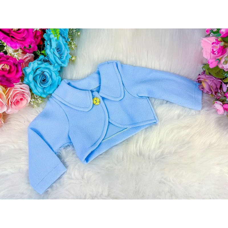 bolero azul chique