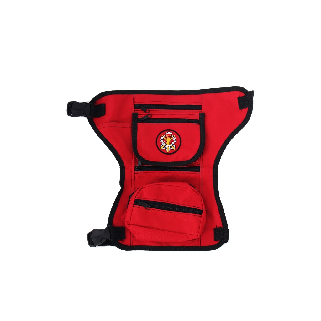 Bolsão De Perna Vermelho