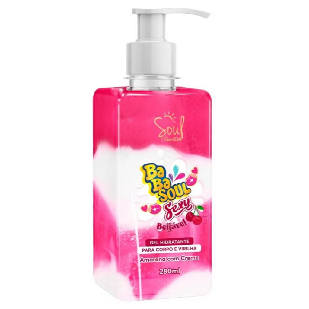 GEL HIDRATANTE BEIJÁVEL CORPO E VIRILHA AMARENA COM CREME 280ML