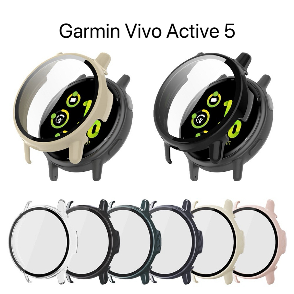 Capa Case Com Proteção Na Tela Compatível Com Garmin Vivo Active 5