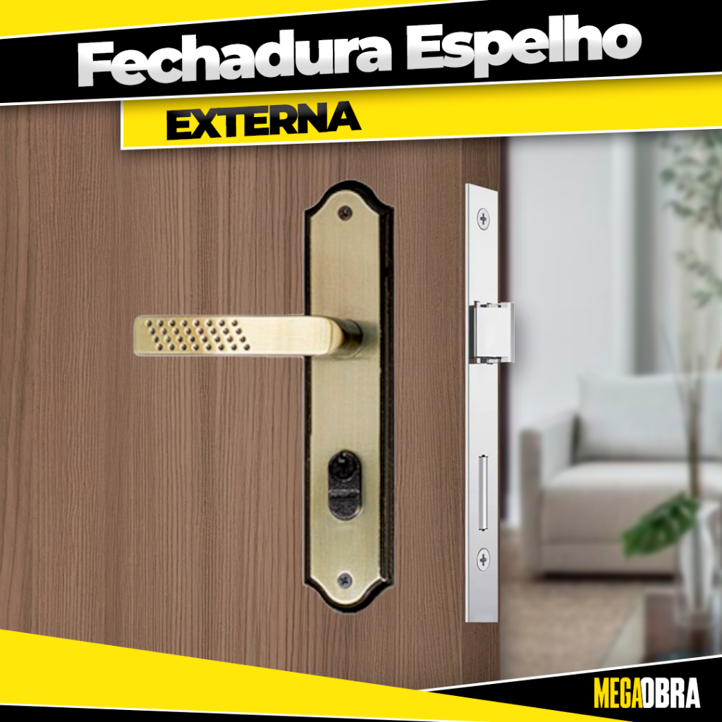 Fechadura Italy Class Oxidada Silvana - Externa Interna Banheiro