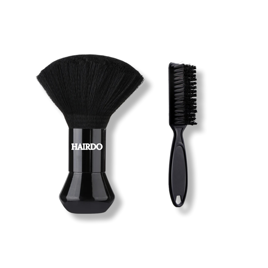 Espanador Bolinha Profissional Barbeiro e Cabeleireiro Preto