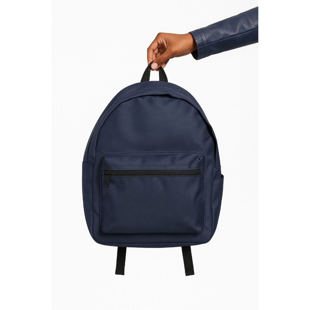 Mochila Masculina Feminina Reforçada Trabalho Viagem Escolar AZUL JEANS + ESTOJO AZUL JEANS PROMOÇÃO