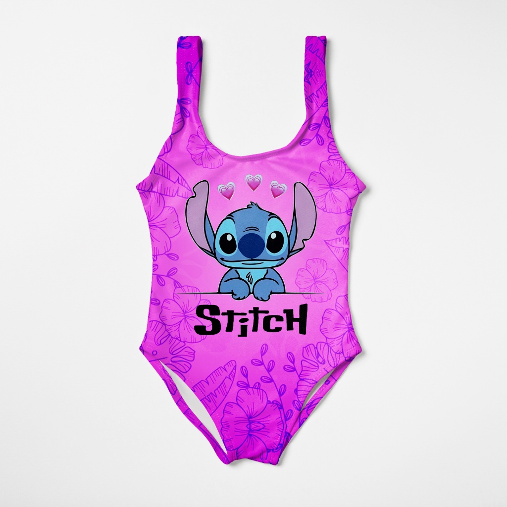Maiô Infantil Menina Feminino Moda Praia Natação Banho Estampas Desenhos Animados Diversos
