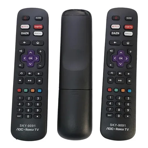 Controle Remoto Compativel TV ROKU AOC PHILCO SEMP
