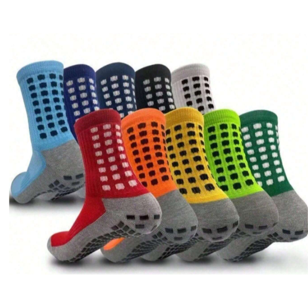 Kit 1/2/3/4/5 Pares Meias Esportivas Futebol Antiderrapantes De Alta Qualidade ENVIO IMEDIATO