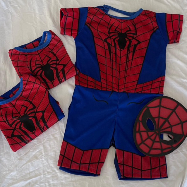 fantasia macacão curto aranha🕷️💙