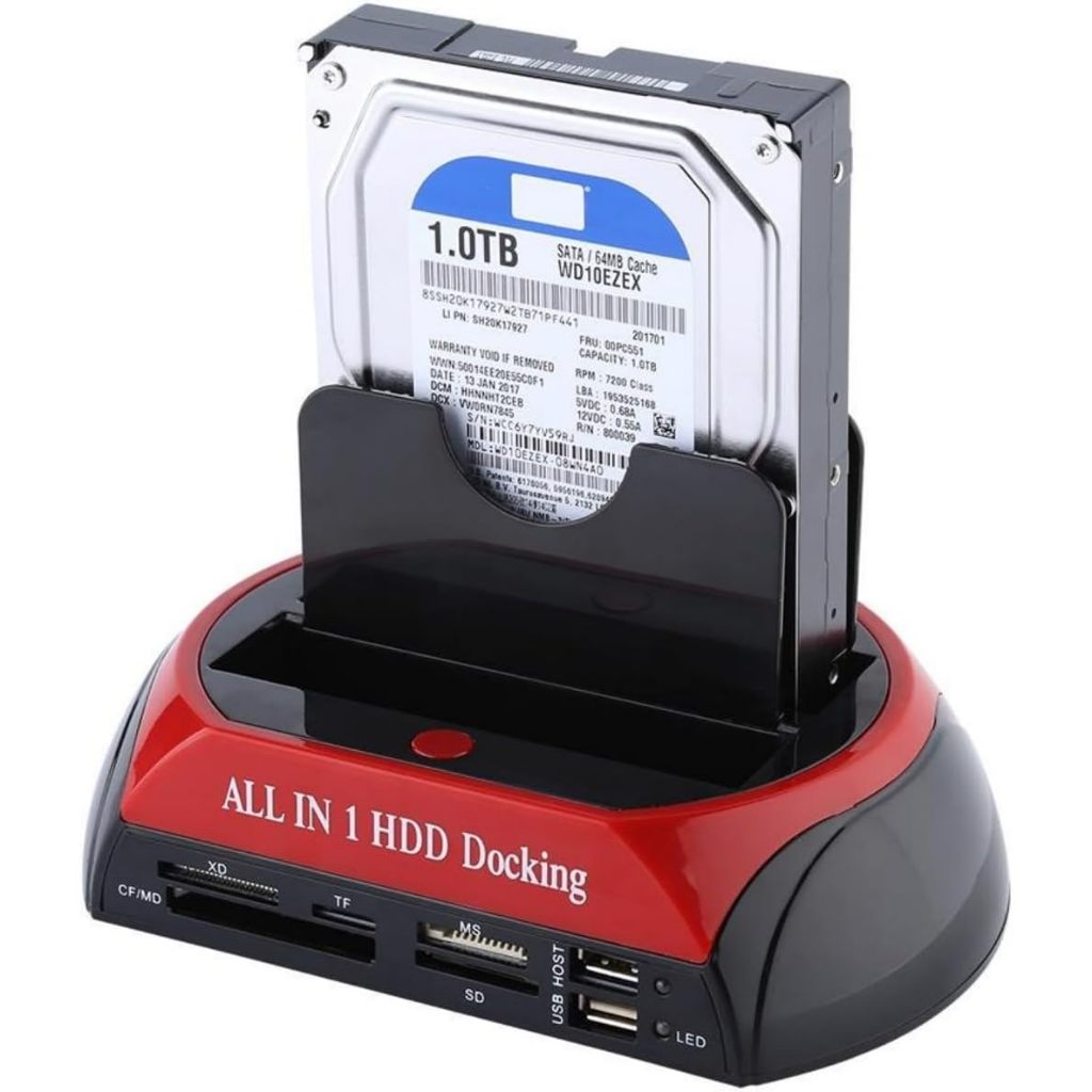 Dock Station P/ 2 Hd Sata E Ide 3,5 E 2,5 Usb 2.0 E-sata