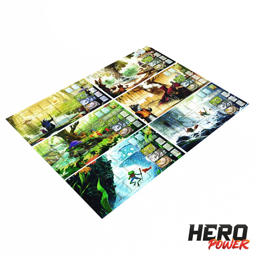 Playmat Everdell Base e Expansão Boardgame | Lona Vinil 32x62cm | Jogo de Tabuleiro