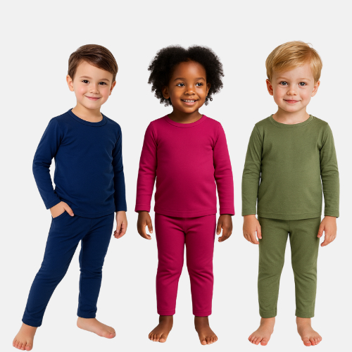 Conjunto Infantil Malha Térmica Pelúcia  Juvenil unissex - Tamanhos 04 ao 14