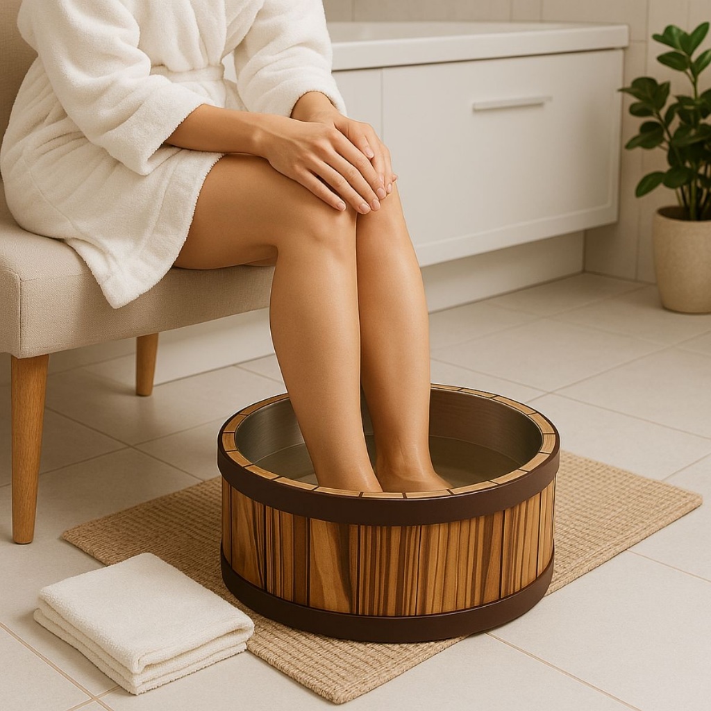 Bacia Tina Hidratação Relaxamento Escalda Mãos Conforto Manicure Casa
