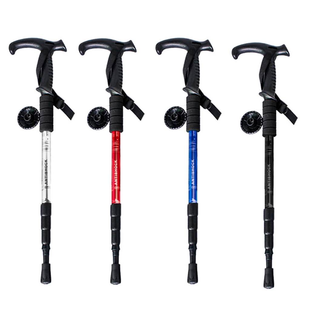 Bastão De Caminhada Ajustável Portátil E Resistente Modelo HW-401002