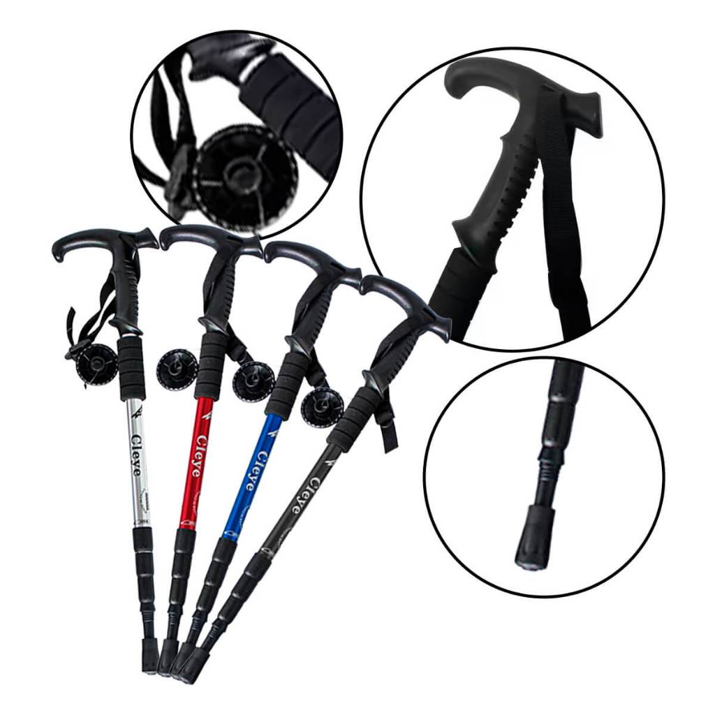 Bastão de Caminhada Ajustável Portátil Modelo HW-401002