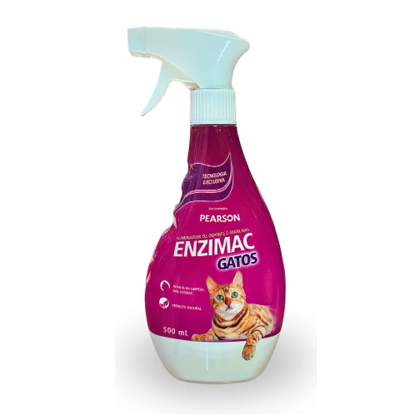 Eliminador De Odores Manchas Enzimac Gatos 500ml- Pearson