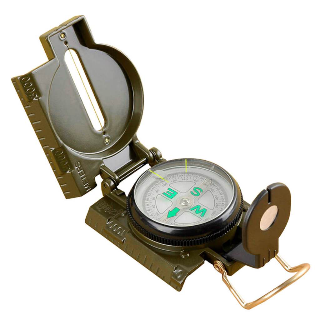Bússola Lensática De Marcha Com Caixa Metálica Modelo HW-305014