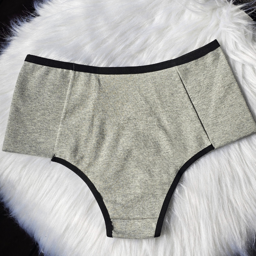 Kit 5  Calçola de Algodão Plus Size Lateral Dupla Conforto Calcinha Cotton Lingerie Confortável