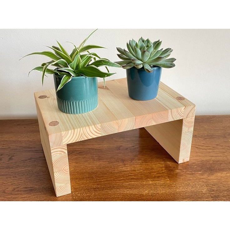 Display de mesa suporte para plantas jardim de mesa de madeira