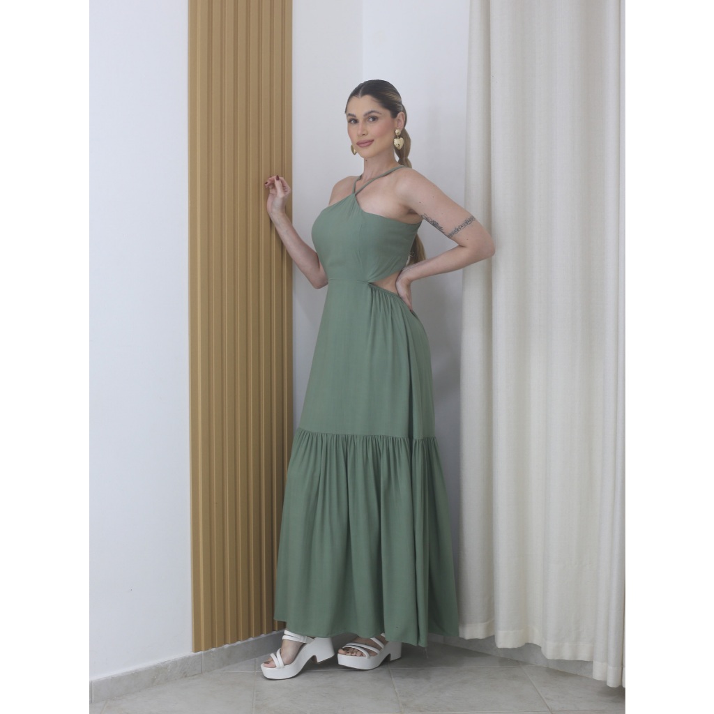 VESTIDO LONGO FIMININO