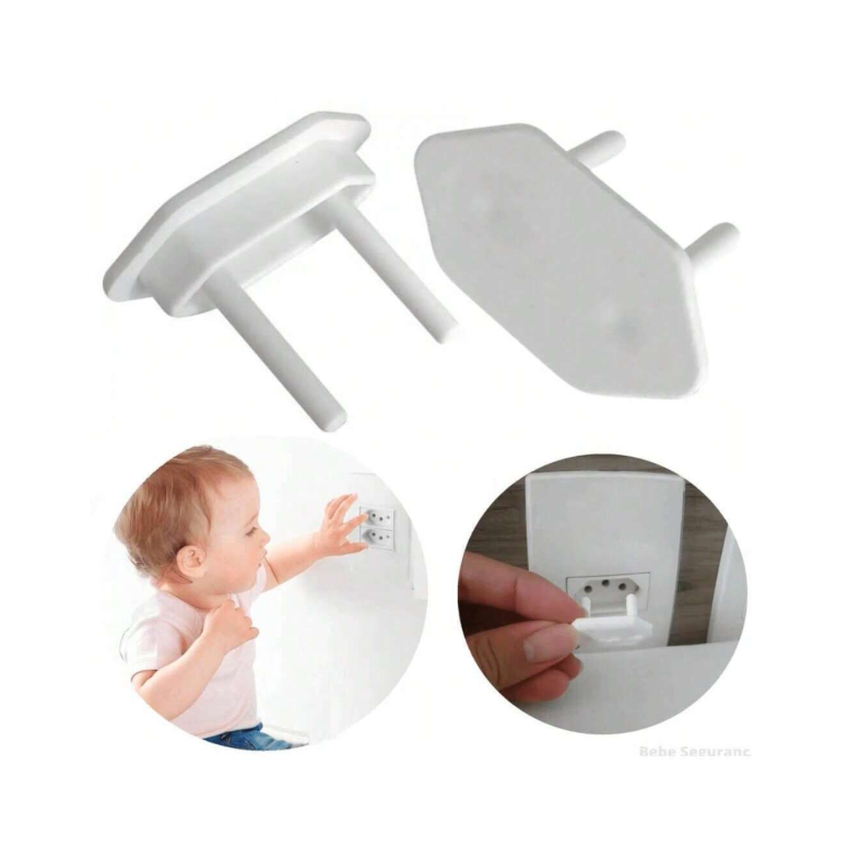 Kit 24 Protetor Tomada Criança e Bebê Segurança Contra Choque Elétrico ENVIO IMEDIATO