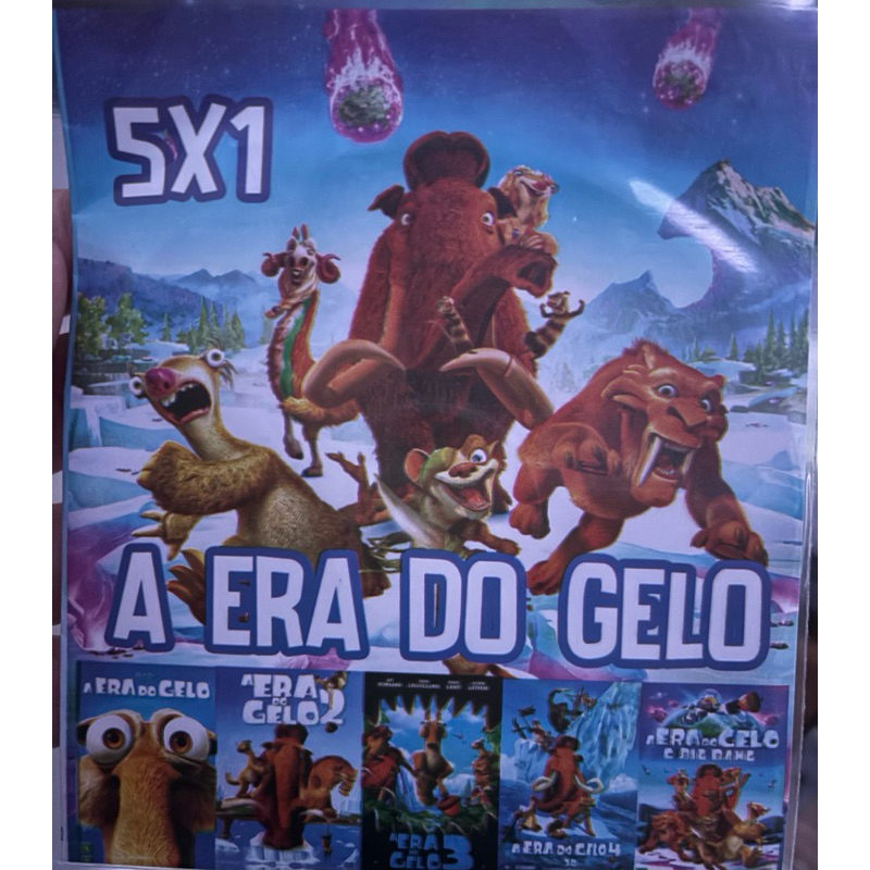 Dvd A era do Gelo coleção 5em1